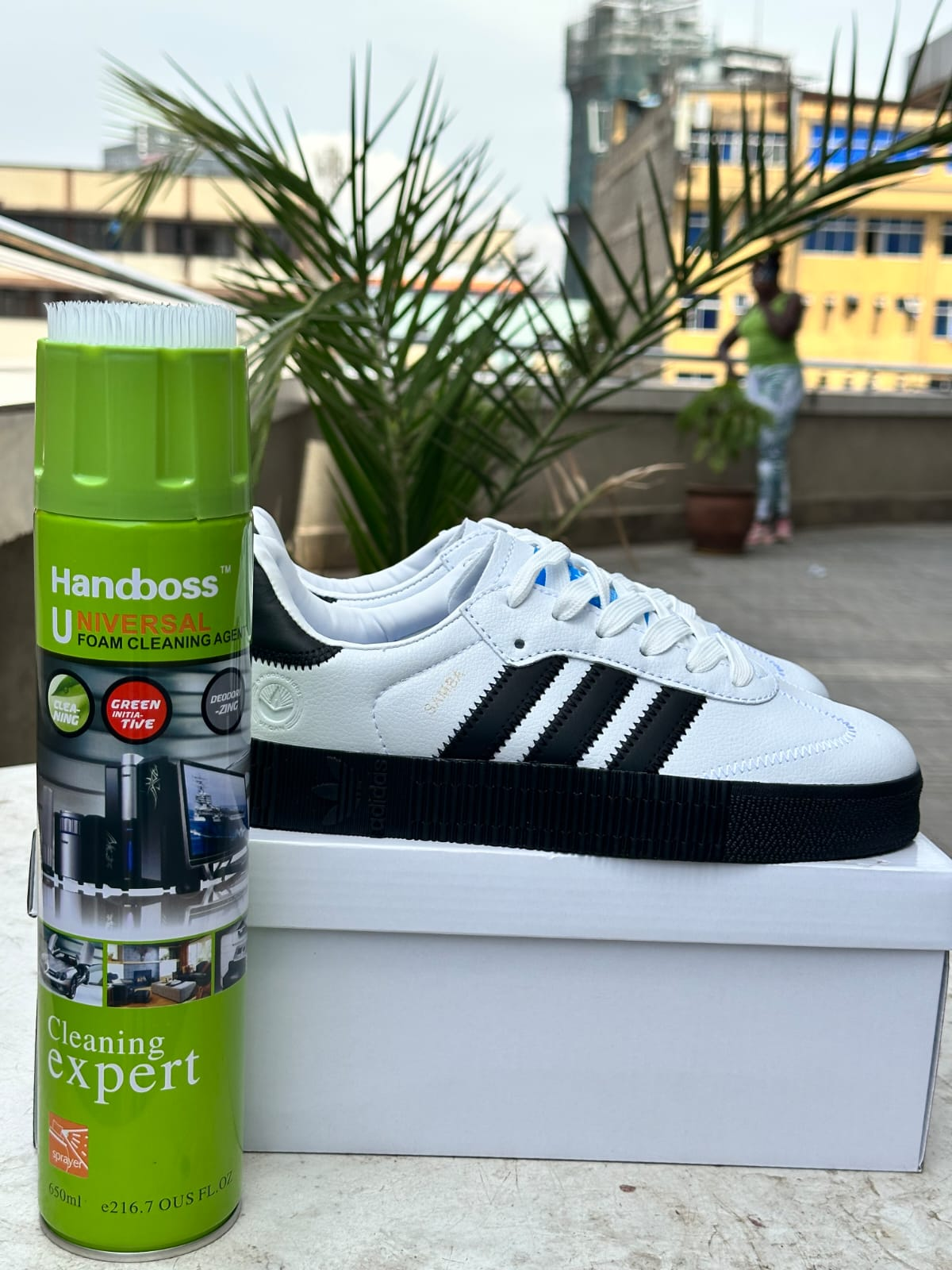 Samba Double Sole White Cream