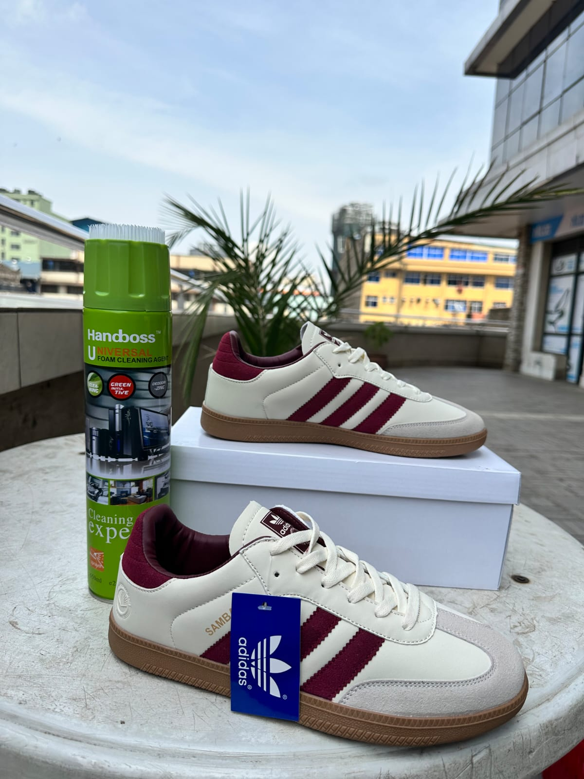 Samba Double Sole Mint White